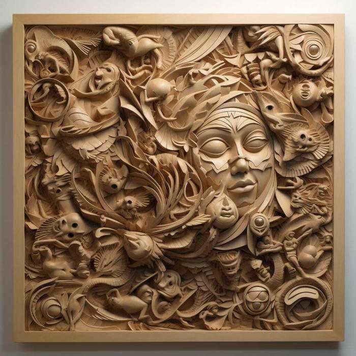 نموذج ثلاثي الأبعاد لآلة CNC 3D Art 